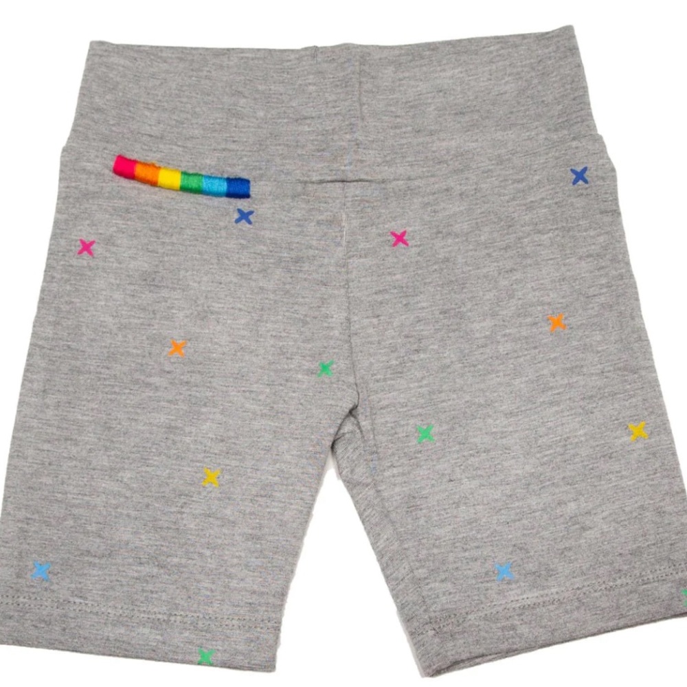 FLOWERS BY ZOE biker shorts